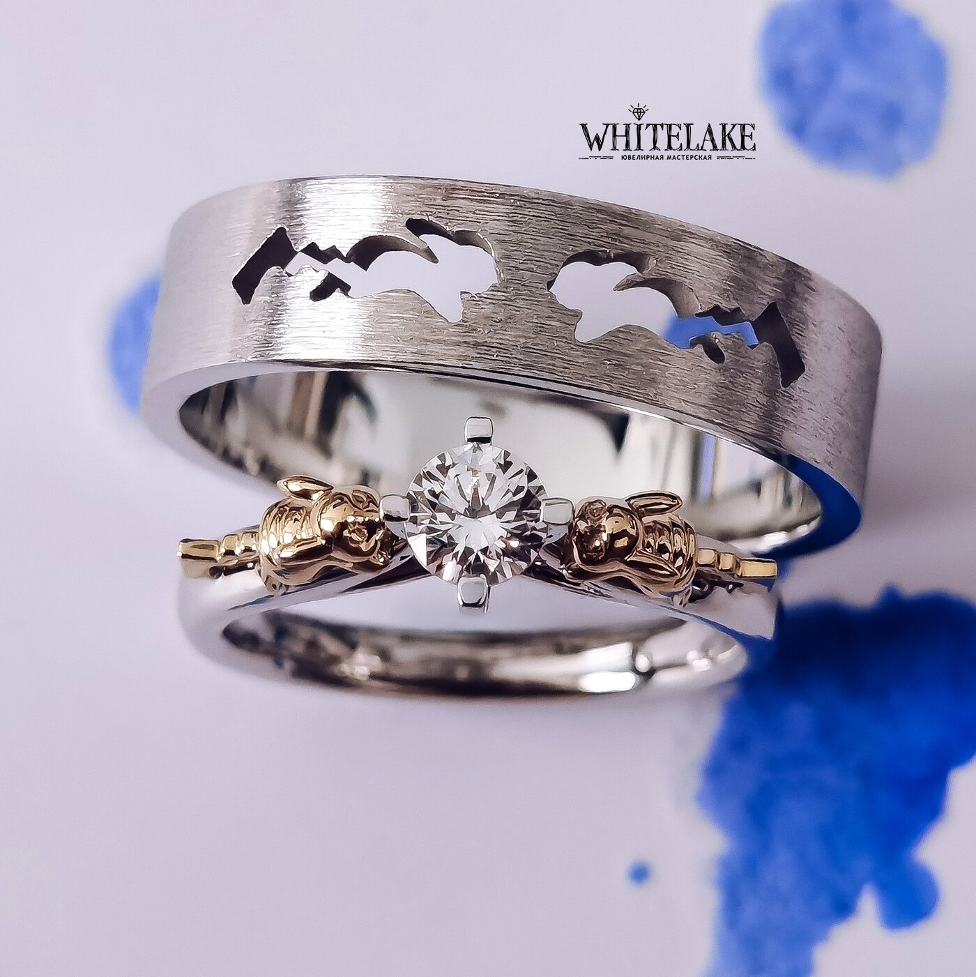 Необычные обручальные кольца Пикачу - купить по выгодной цене в Whitelake